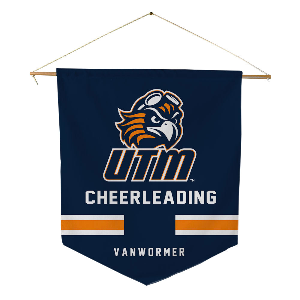 UT Martin - NCAA Cheerleading : Jameson VanWormer - Pennant - 18" x 21"-0