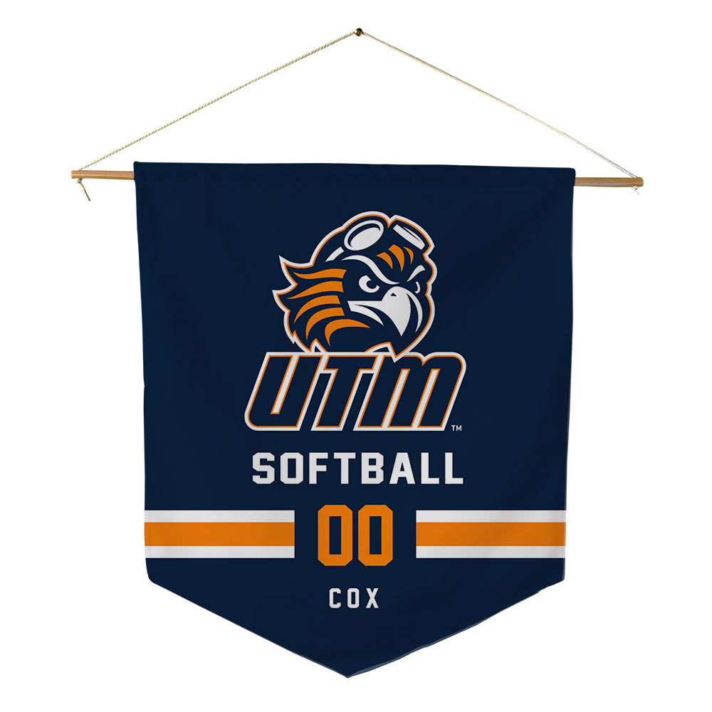 UT Martin - NCAA Softball : Cadence Cox - Pennant - 18" x 21"-0