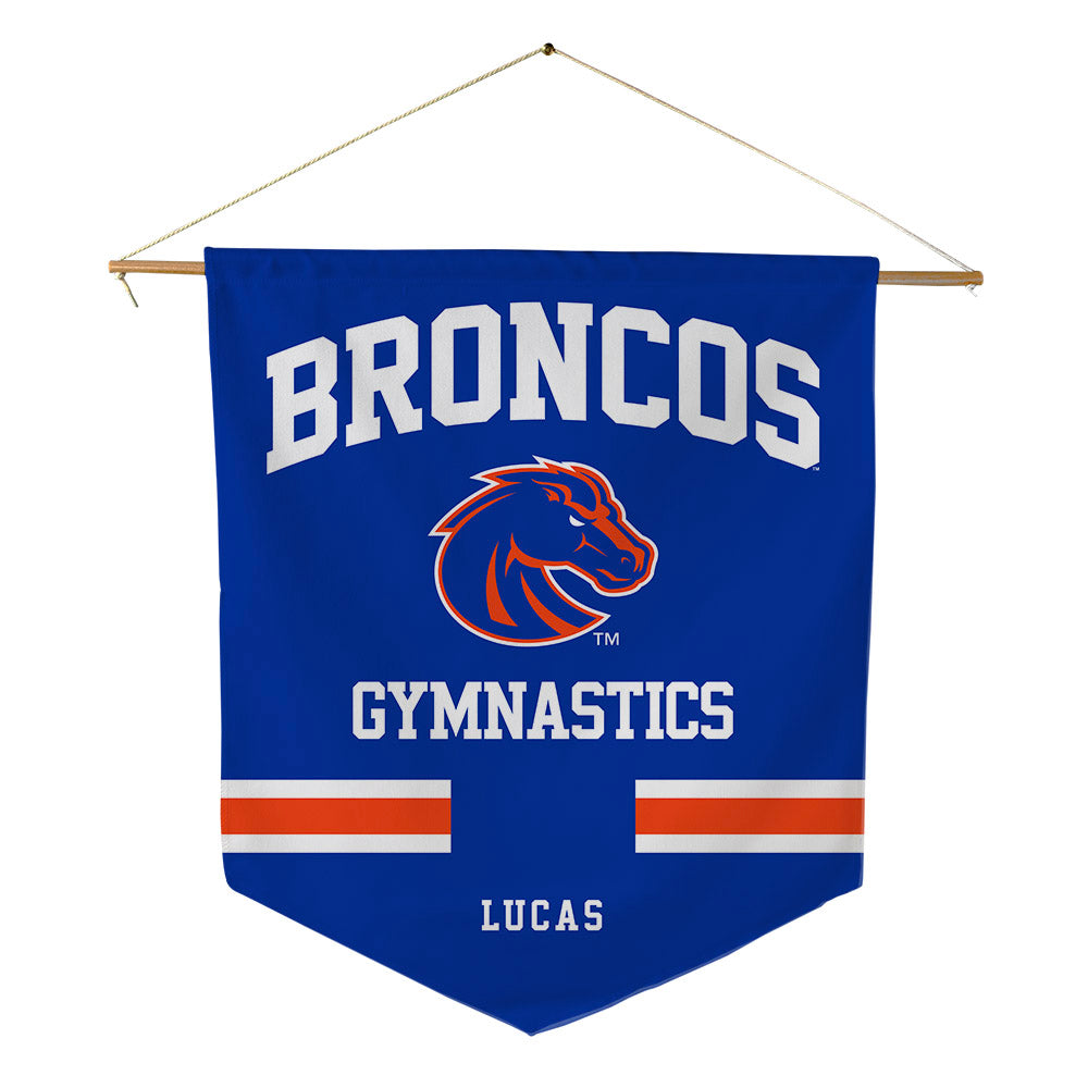 Boise State - NCAA Women's Gymnastics : Brantley Lucas - Pennant - 18" x 21"-0