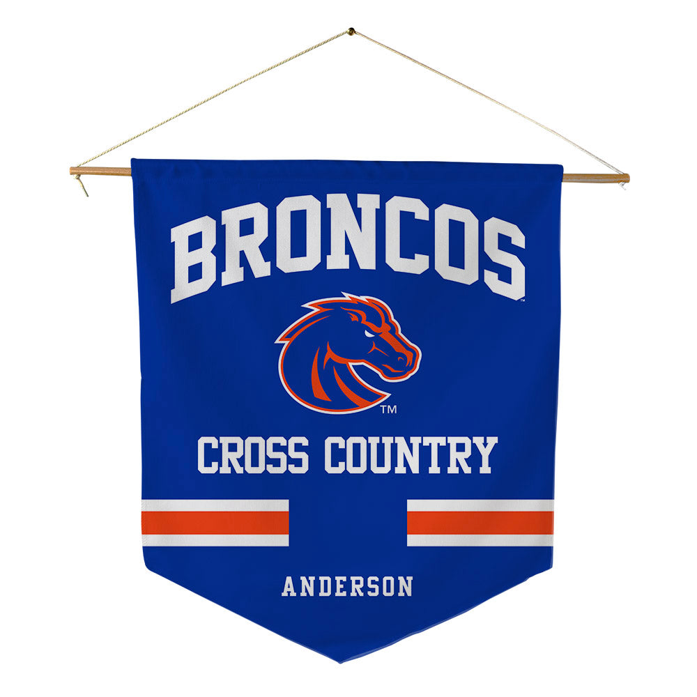 Boise State - NCAA Men's Cross Country : Brady Anderson - Pennant - 18" x 21"-0