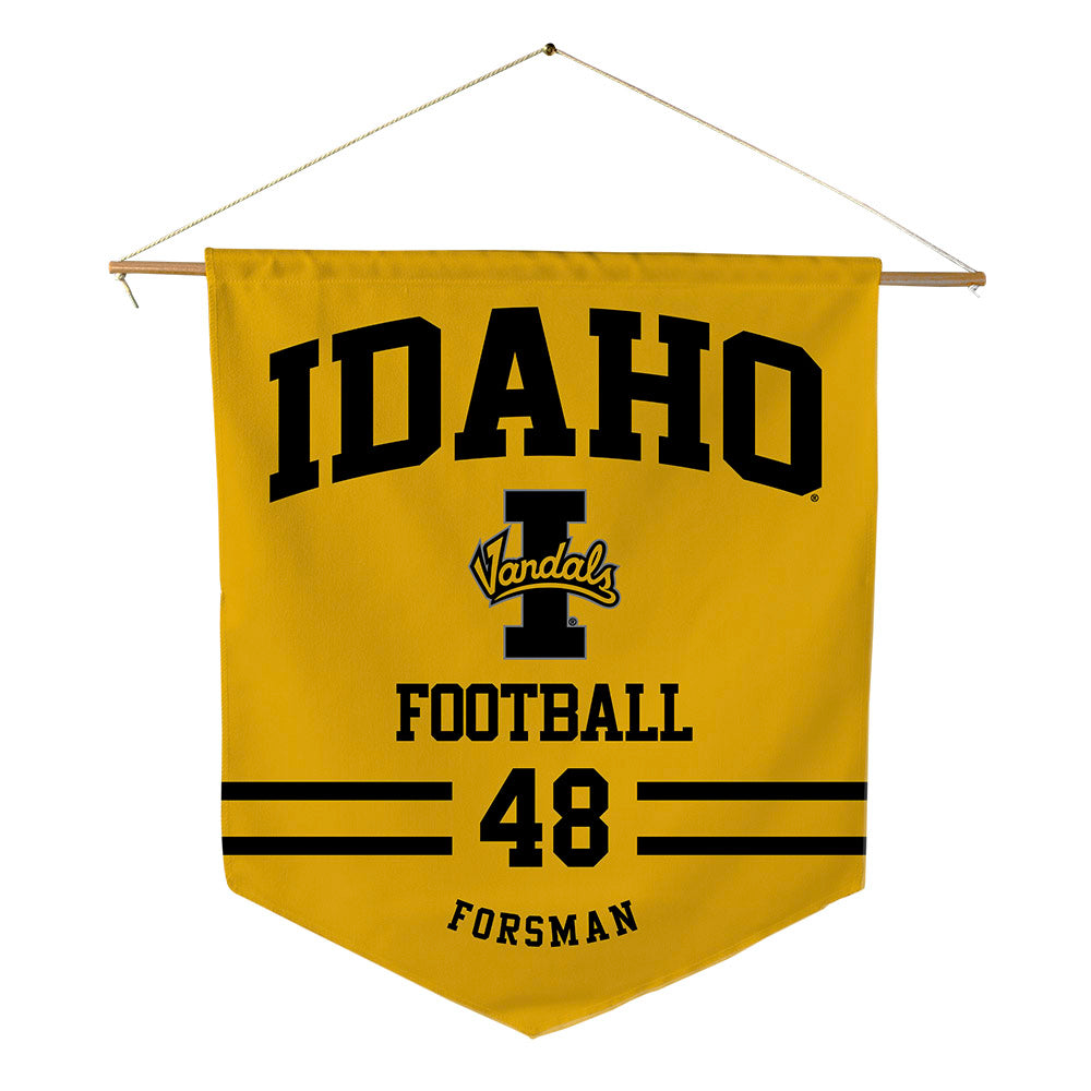 Idaho - NCAA Football : Owen Forsman - Pennant - 18" x 21"-0