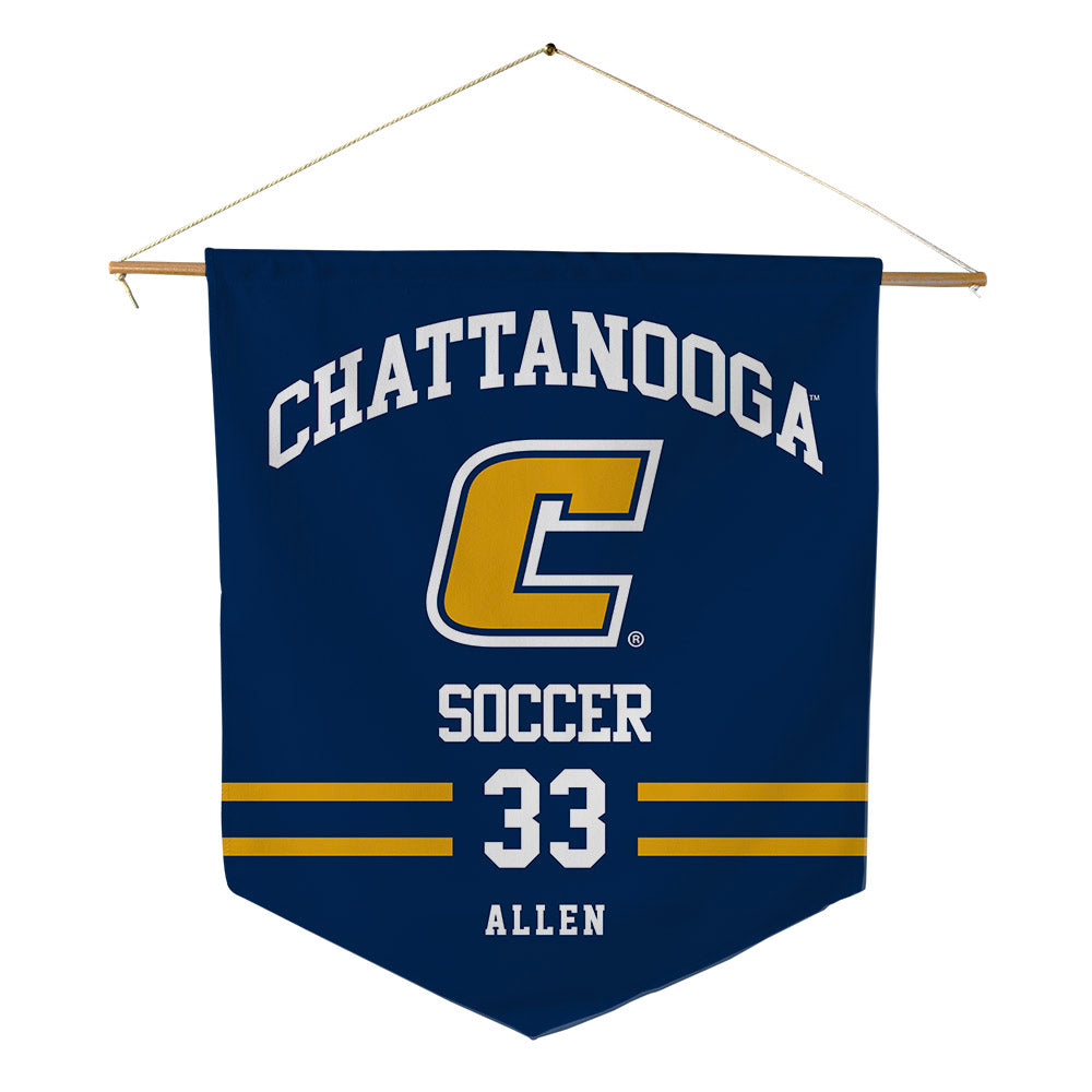 UTC - NCAA Women's Soccer : Mac Allen - Pennant - 18" x 21"-0
