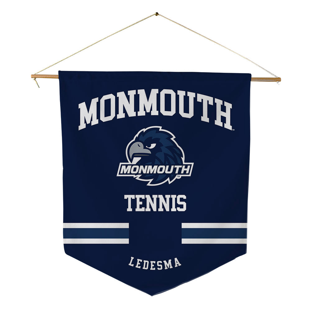 Monmouth - NCAA Men's Tennis : Santiago Ledesma - Pennant - 18" x 21"-0