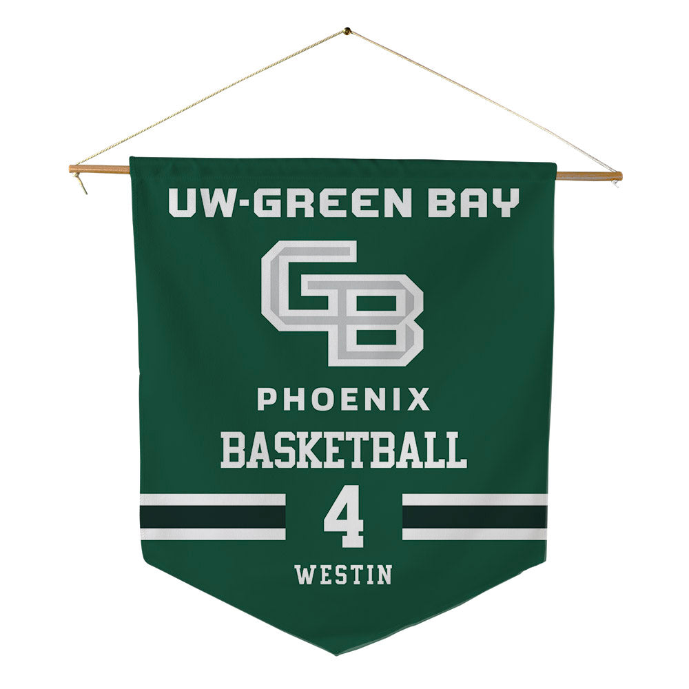 UW Green Bay - NCAA Women's Basketball : Maren Westin - Pennant - 18" x 21"-0