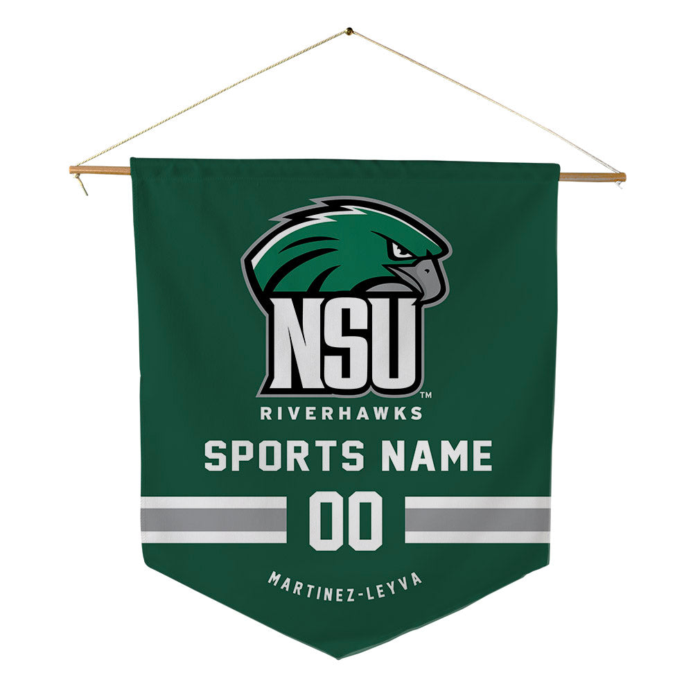 Northeastern State - NCAA Men's Soccer : Martin Martinez-leyva - Pennant - 18" x 21"-0