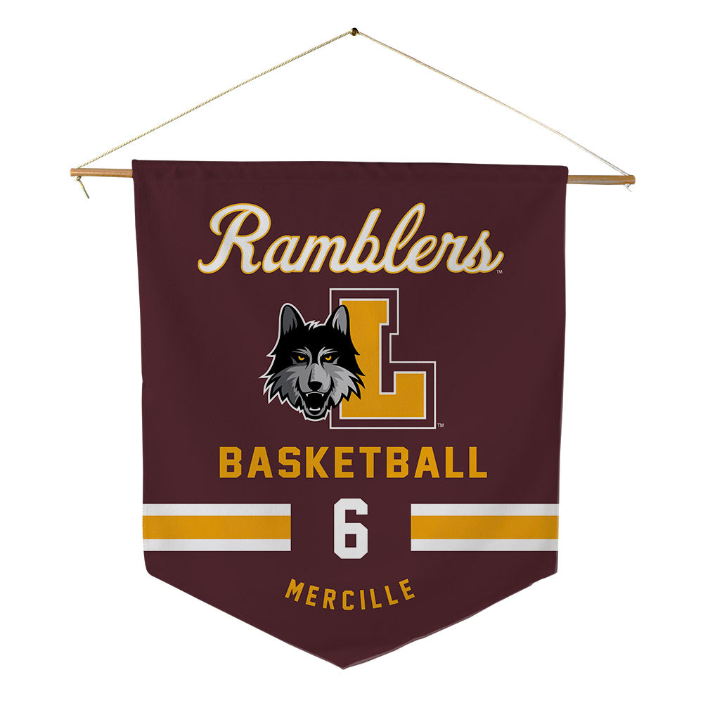 Loyola - NCAA Women's Basketball : Rosalie Mercille - Pennant - 18" x 21"-0