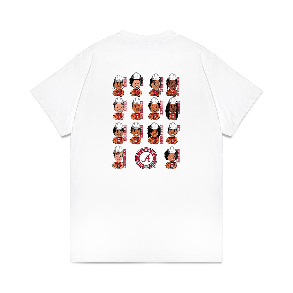 Alabama - NCAA Men's Basketball : - Team Caricature Premium T-Shirt-1