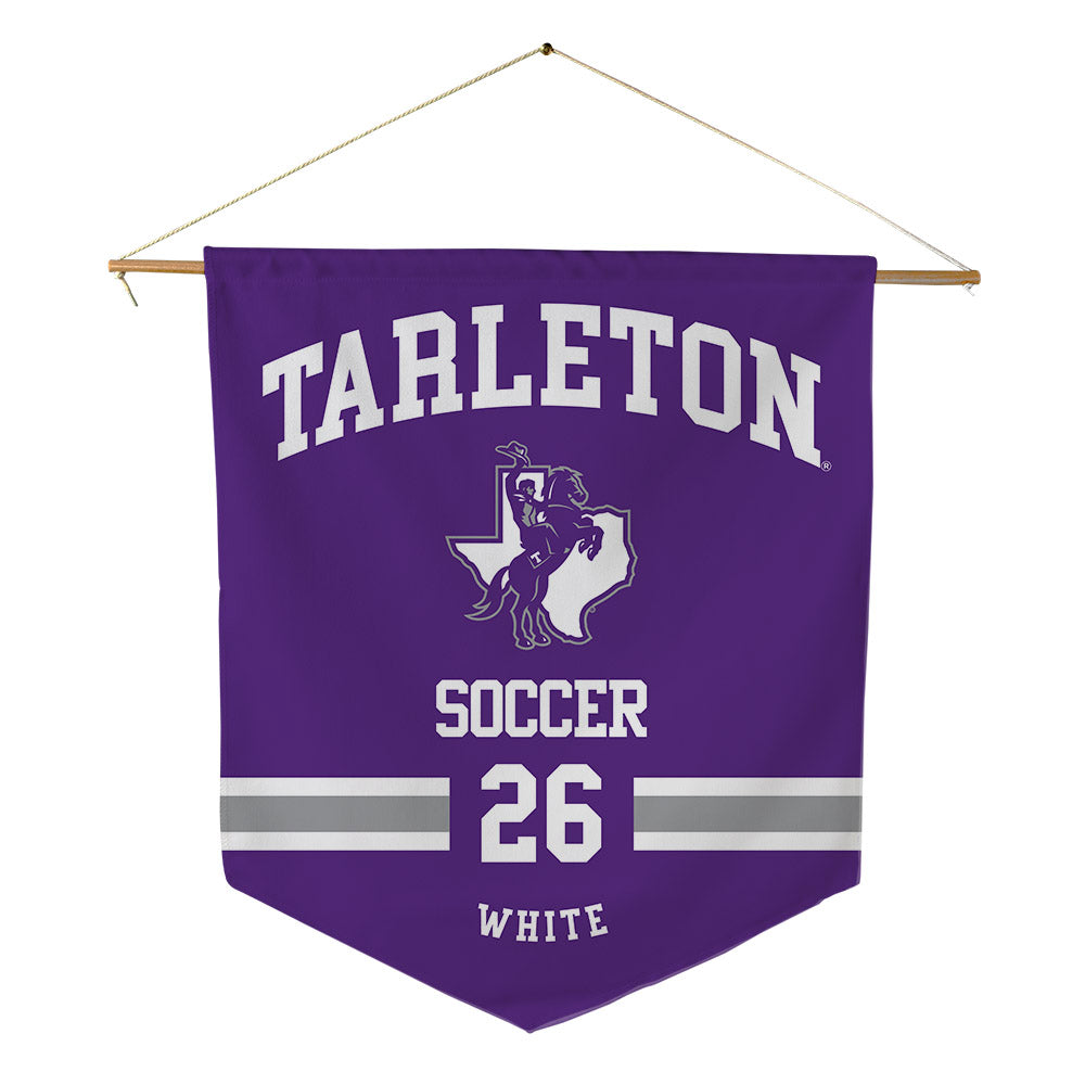 Tarleton State - NCAA Women's Soccer : Sydney White - Pennant - 18" x 21"-0