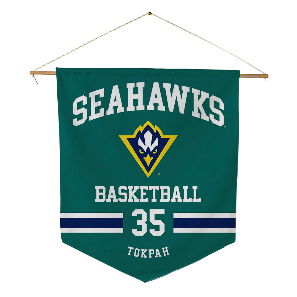 UNC Wilmington - NCAA Men's Basketball : Adam Tokpah - Pennant - 18" x 21"-0