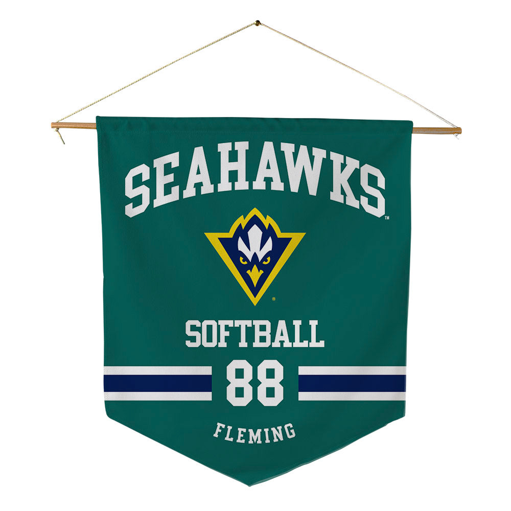 UNC Wilmington - NCAA Softball : Carson Fleming - Pennant - 18" x 21"-0