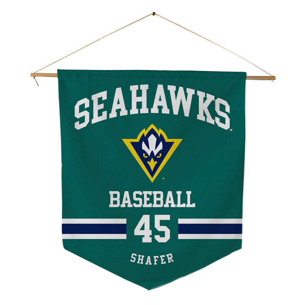 UNC Wilmington - NCAA Baseball : Jacob Shafer - Pennant - 18" x 21"-0