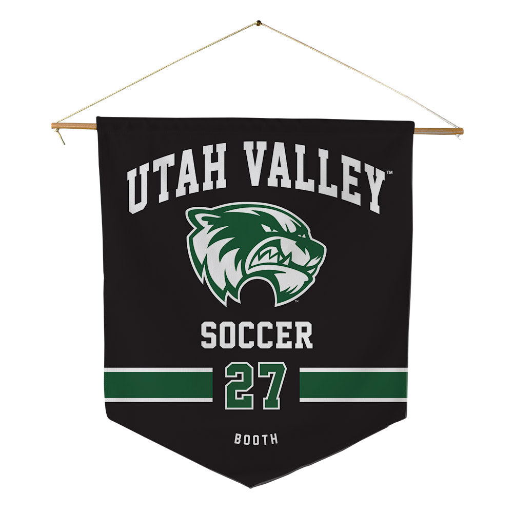 Utah Valley - NCAA Women's Soccer : Kate Booth - Pennant - 18" x 21"-0