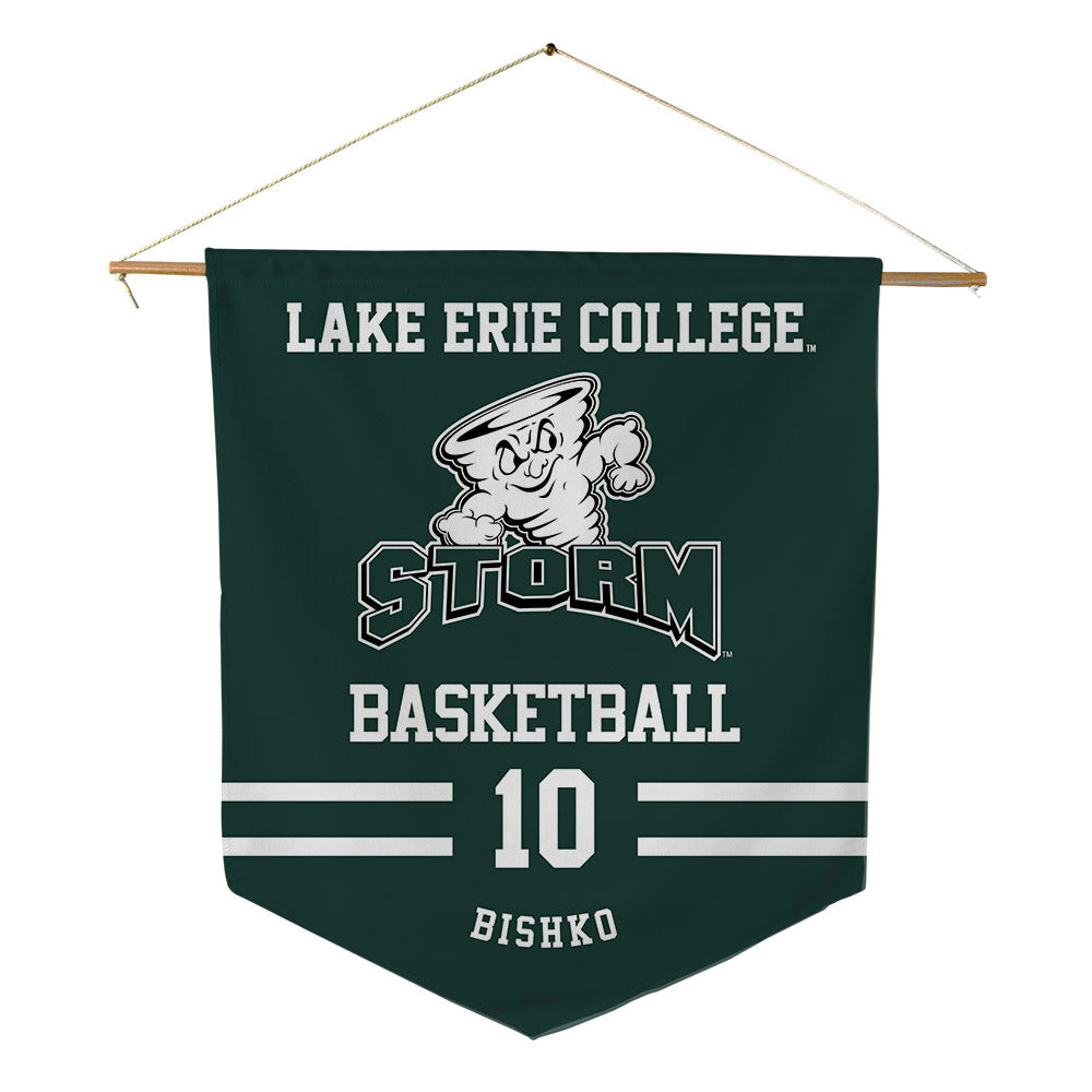 Lake Erie College - NCAA Men's Basketball : Trace Bishko - Pennant - 18" x 21"-0