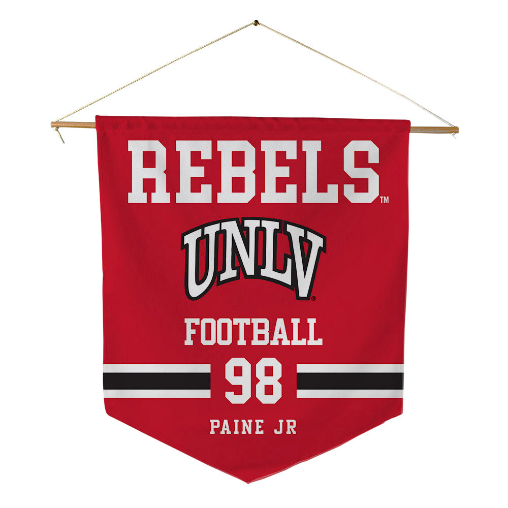 UNLV - NCAA Football : David Paine Jr - Pennant - 18" x 21"-0