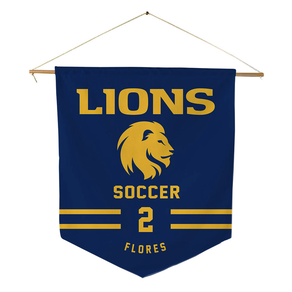 ETAMU - NCAA Women's Soccer : Elaina Flores - Pennant - 18" x 21"-0