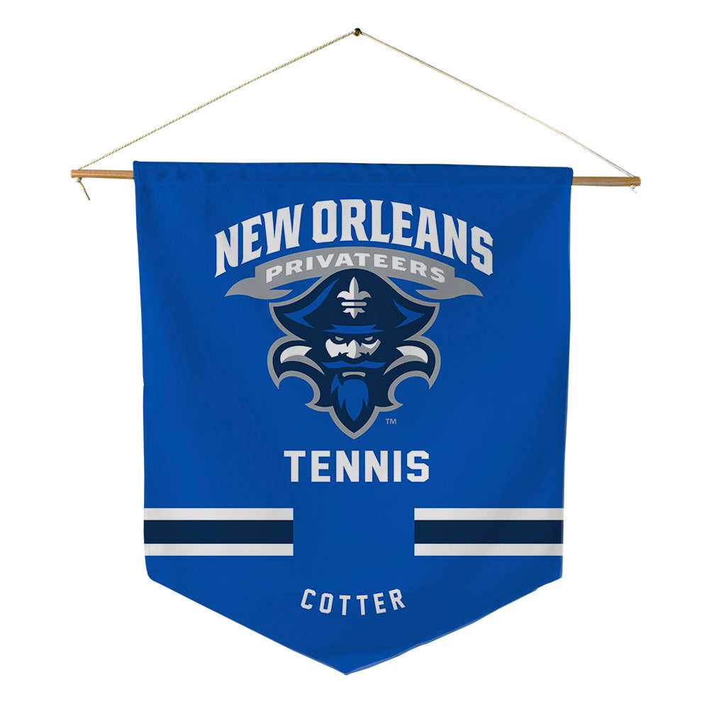 New Orleans - NCAA Men's Tennis : Gonzalo Cotter - Pennant - 18" x 21"-0