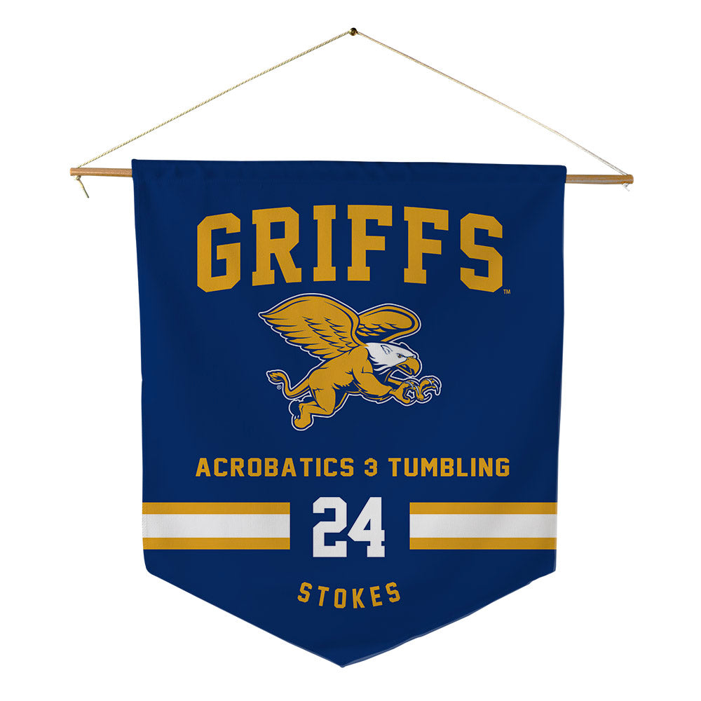 Canisius - NCAA Acrobatics & Tumbling : Madison Stokes - Pennant - 18" x 21"-0