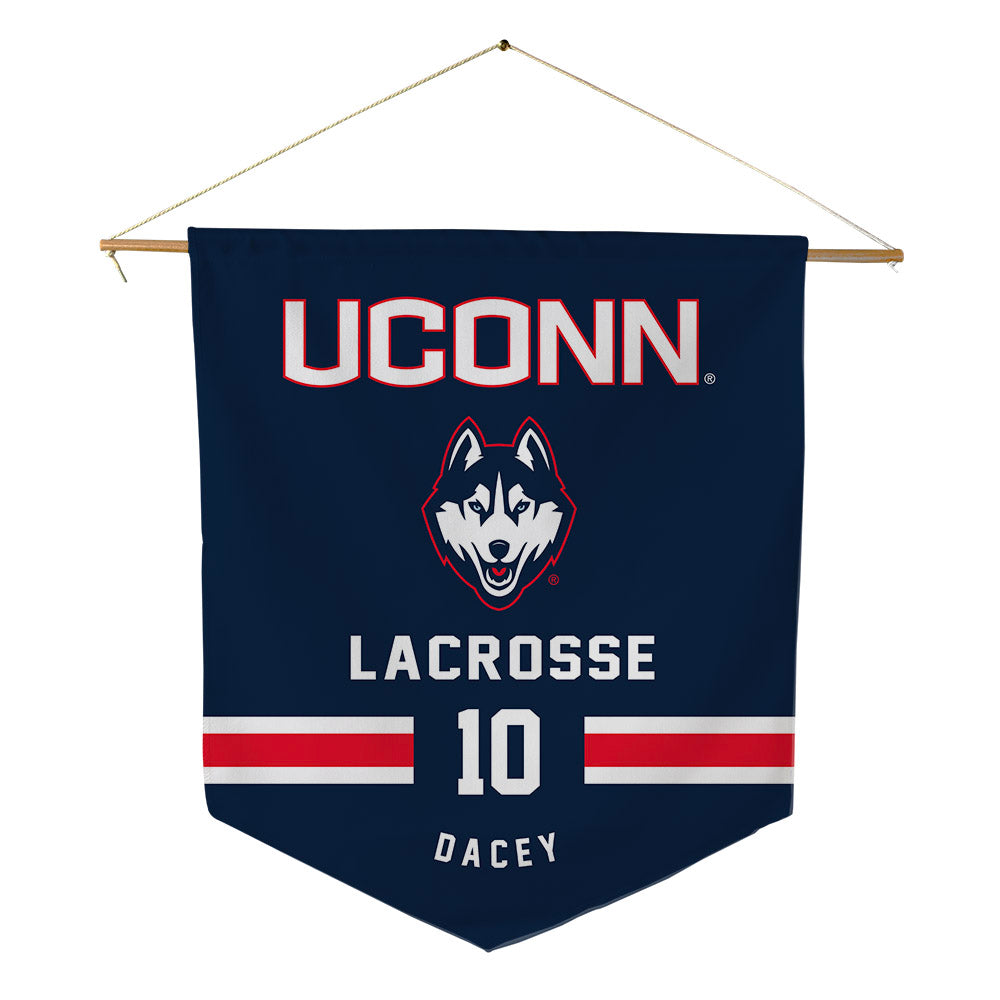 UConn - NCAA Women's Lacrosse : Emma Dacey - Pennant - 18" x 21"-0
