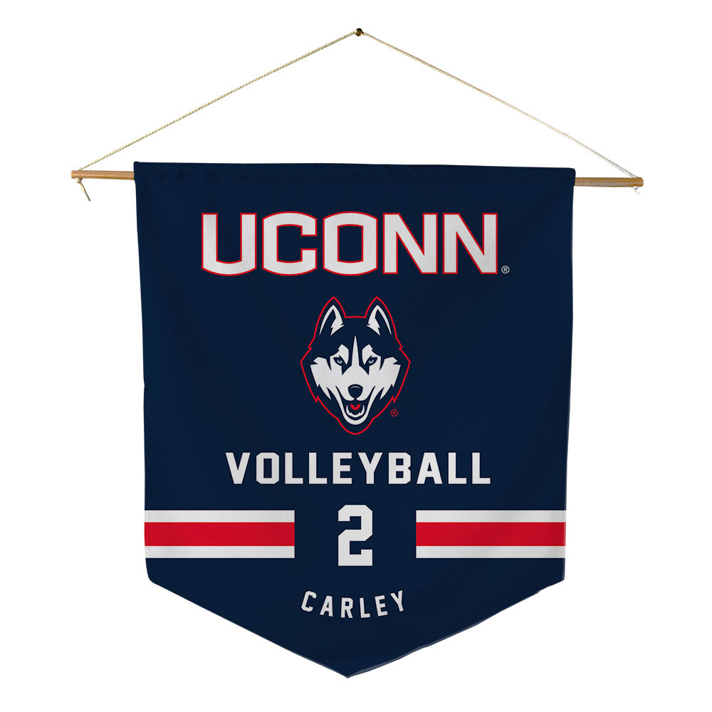 UConn - NCAA Women's Volleyball : Maggie Carley - Pennant - 18" x 21"-0