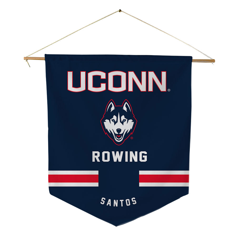 UConn - NCAA Women's Rowing : Isabelle Santos - Pennant - 18" x 21"-0
