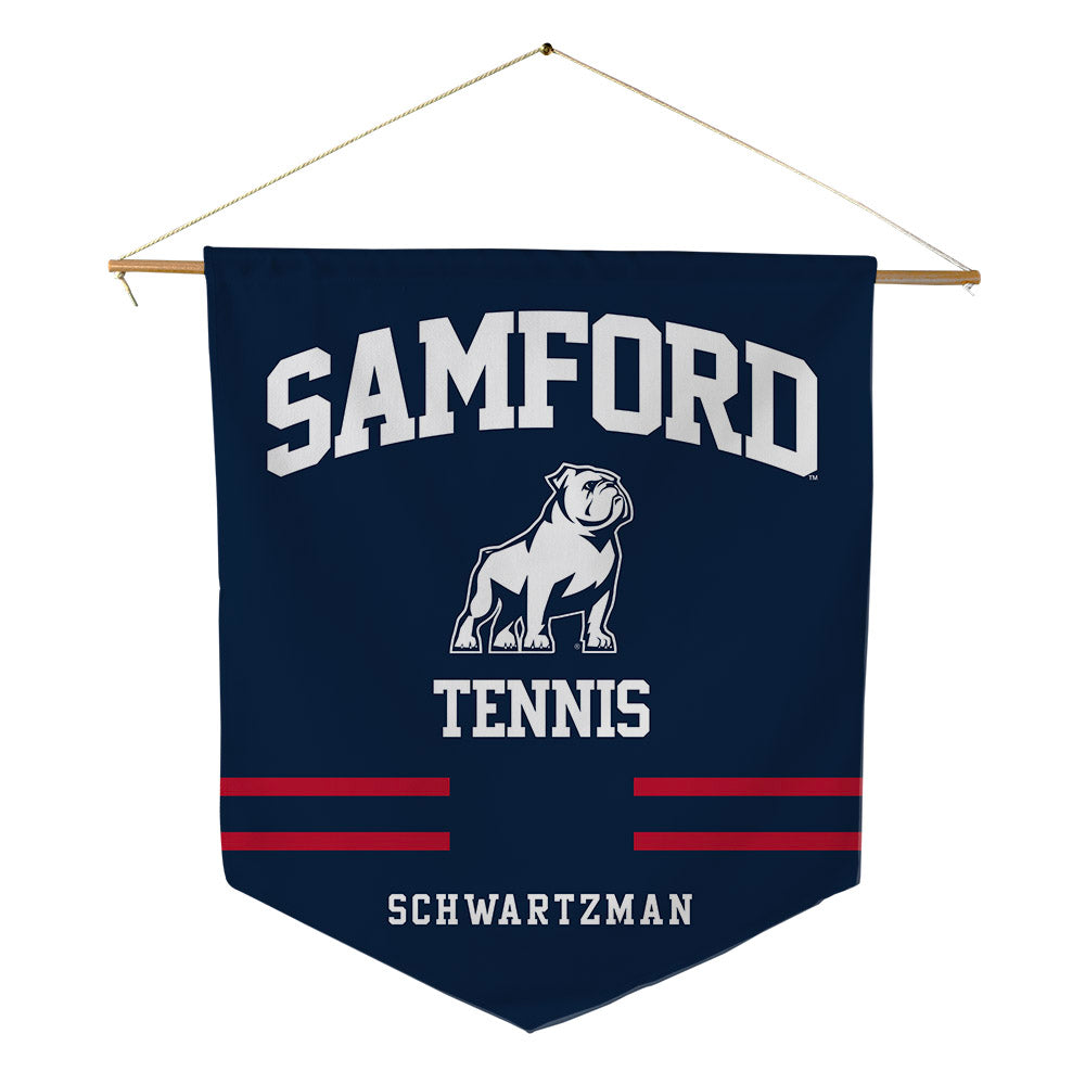 Samford - NCAA Men's Tennis : Martin Schwartzman - Pennant - 18" x 21"-0