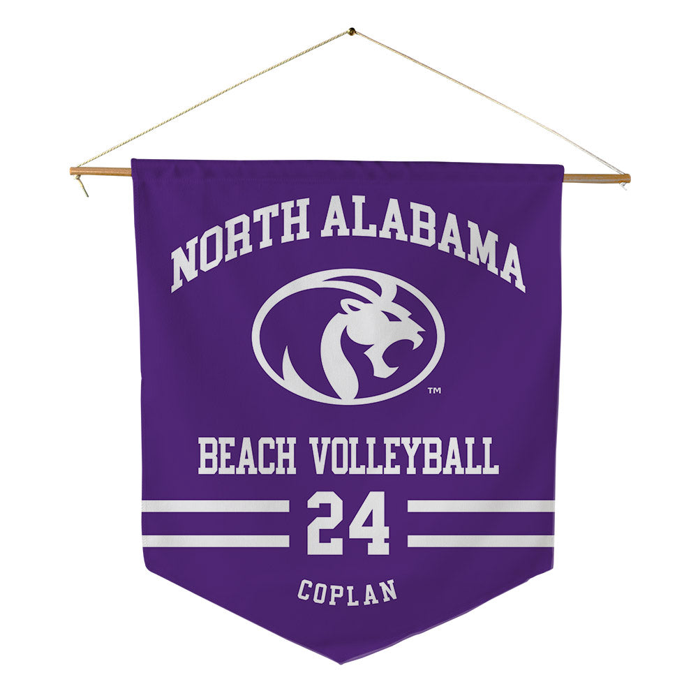 North Alabama - NCAA Beach Volleyball : Izzy Coplan - Pennant - 18" x 21"-0