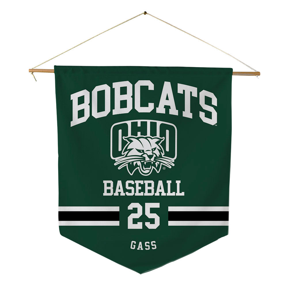 Ohio - NCAA Baseball : Mason Gass - Pennant - 18" x 21"-0