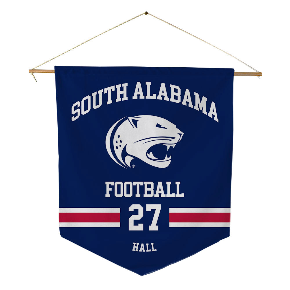 South Alabama - NCAA Football : Zech Hall - Pennant - 18" x 21"-0