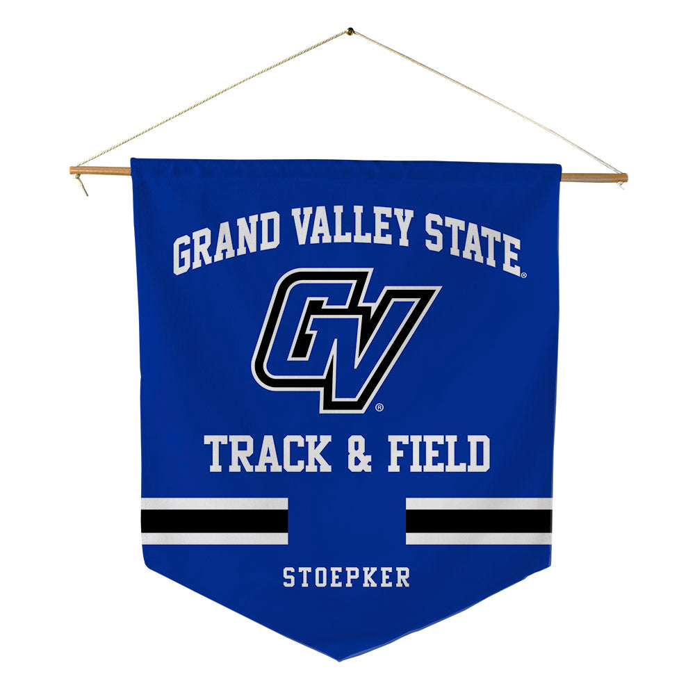 Grand Valley - NCAA Women's Track & Field : Leigha Stoepker - Pennant - 18" x 21"-0