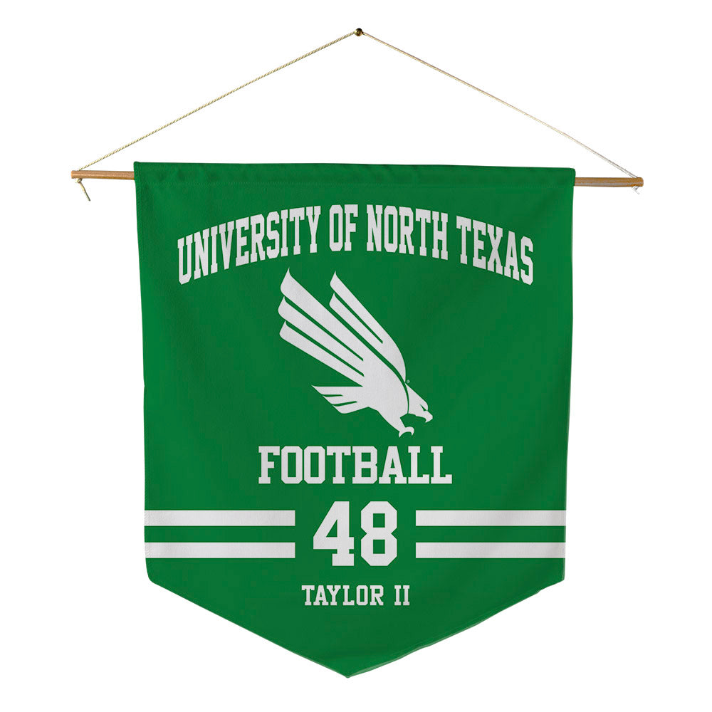 North Texas - NCAA Football : Michael Taylor II - Pennant - 18" x 21"-0
