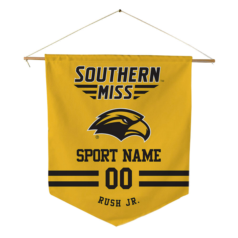 Southern Miss - NCAA Football : Jeffery Rush Jr. - Pennant - 18" x 21"-0
