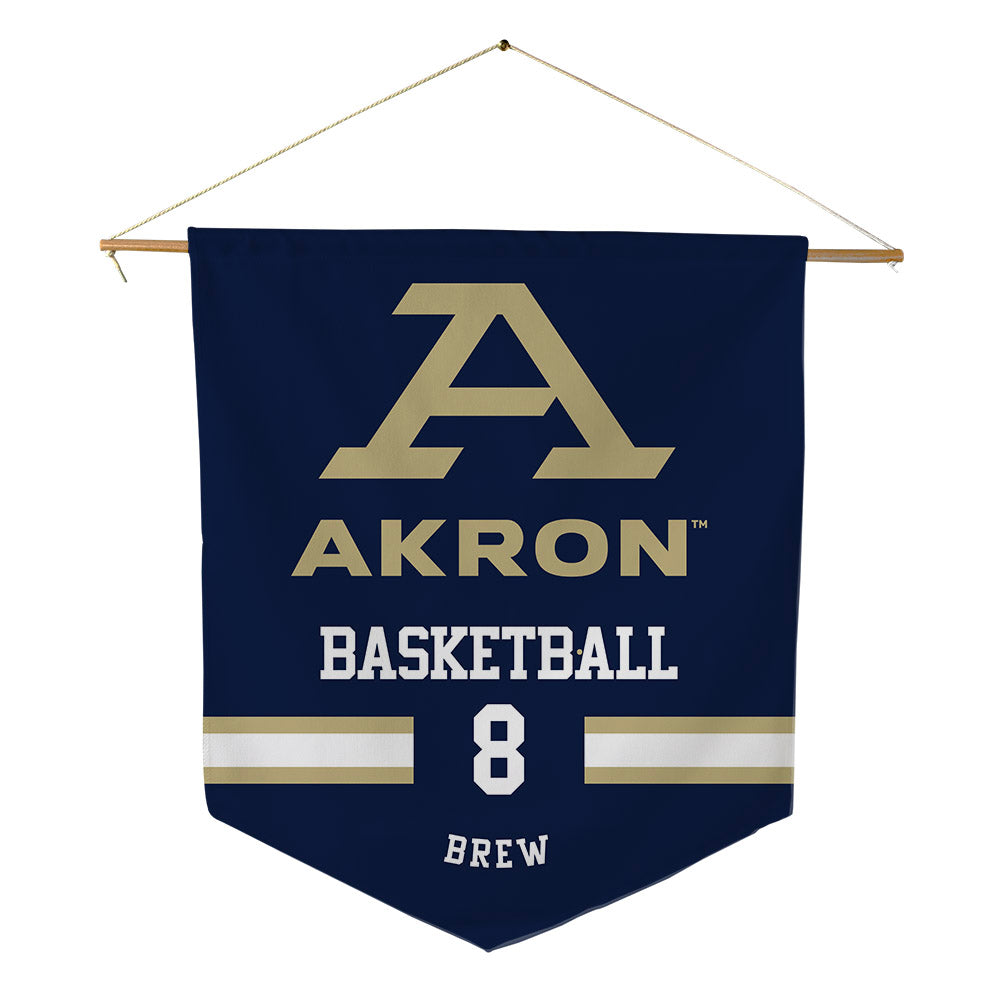 Akron - NCAA Women's Basketball : Shaena Brew - Pennant - 18" x 21"-0