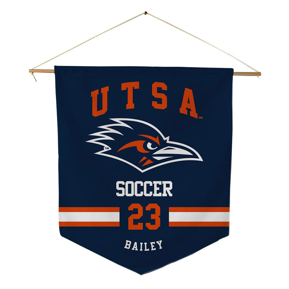 UTSA - NCAA Women's Soccer : Brooklyn Bailey - Pennant - 18" x 21"-0