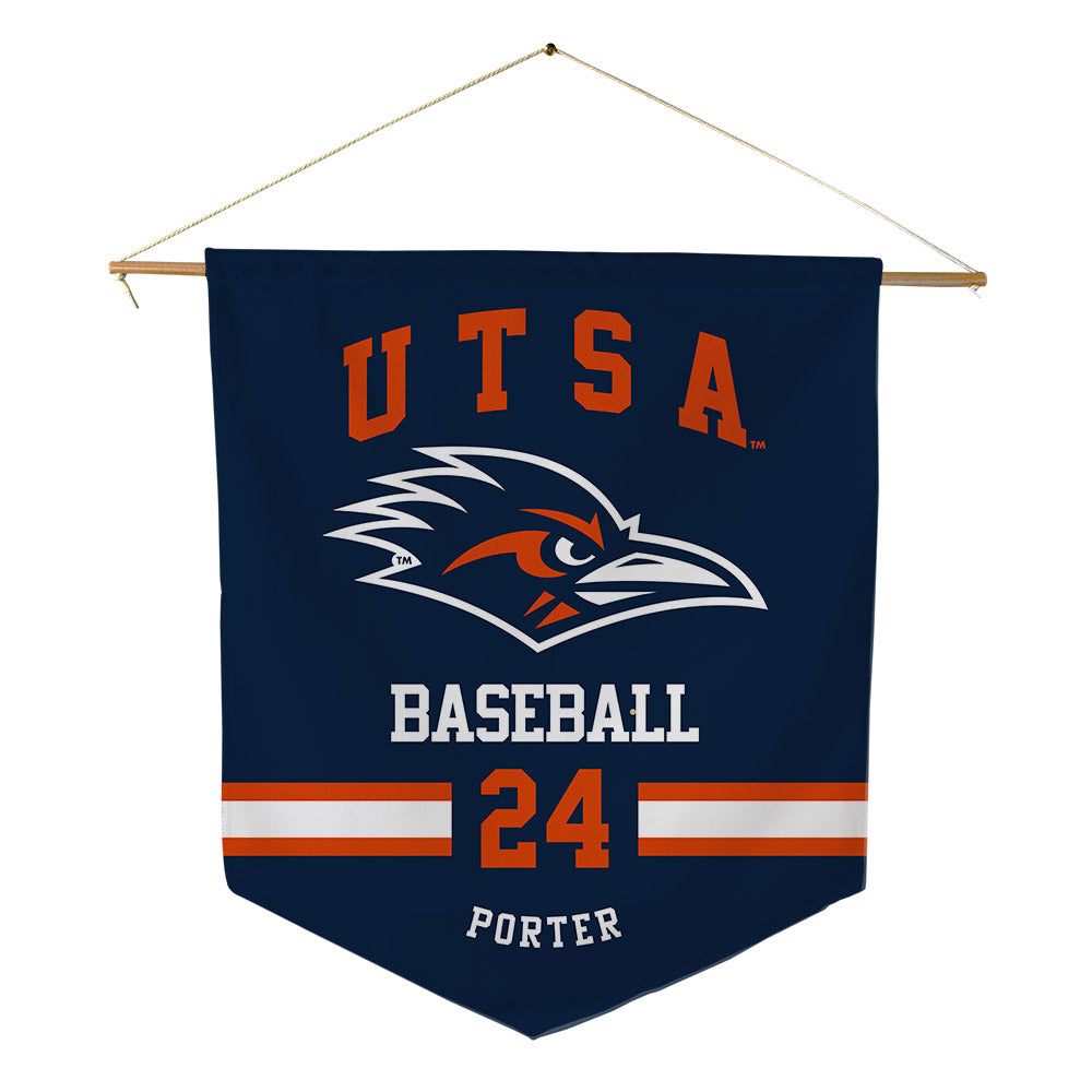 UTSA - NCAA Baseball : Dalton Porter - Pennant - 18" x 21"-0