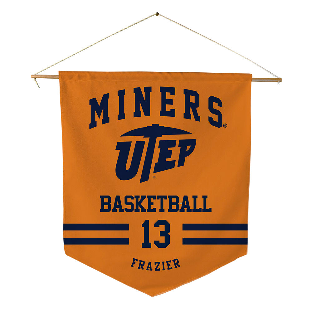 UTEP - NCAA Men's Basketball : Otis Frazier - Pennant - 18" x 21"-0