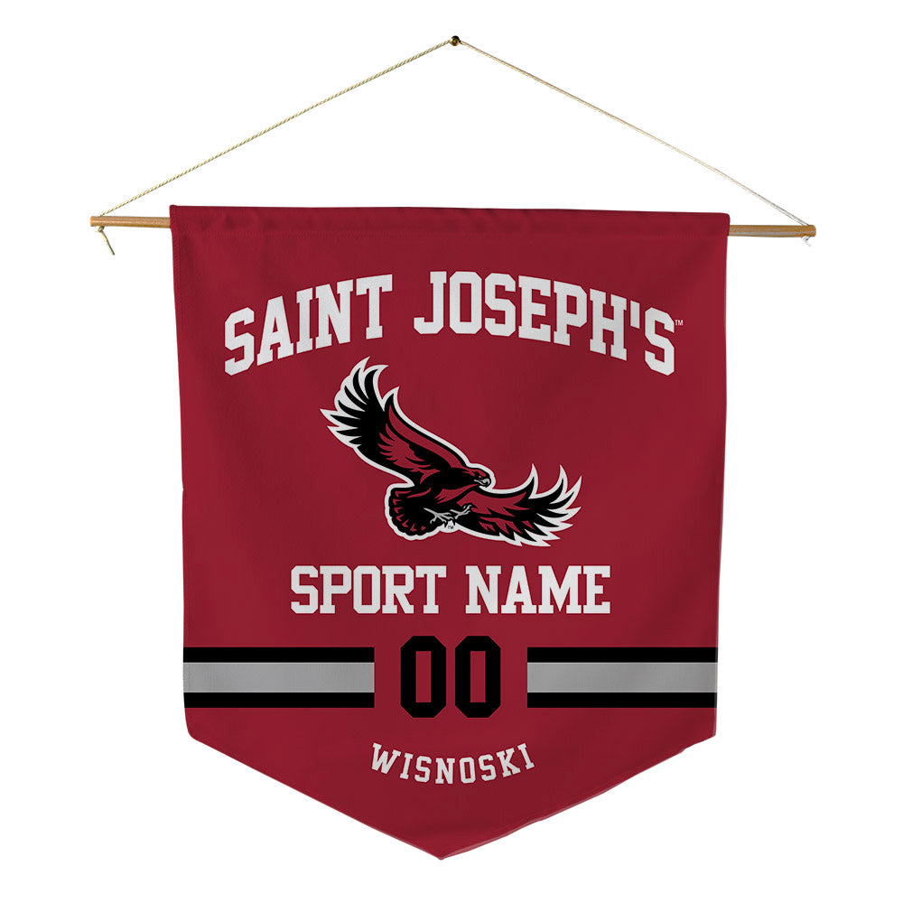 St. Joe's - NCAA Baseball : Gavin Wisnoski - Pennant - 18" x 21"-0