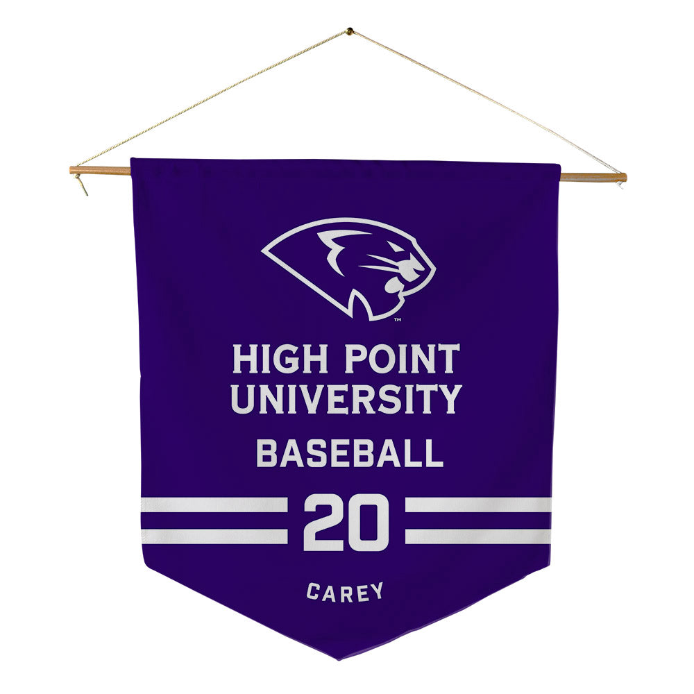 High Point - NCAA Baseball : Jack Carey - Pennant - 18" x 21"-0