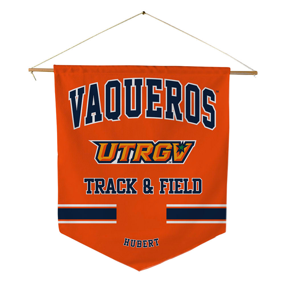 UTRGV - NCAA Women's Track & Field : Trina Hubert - Pennant - 18" x 21"-0