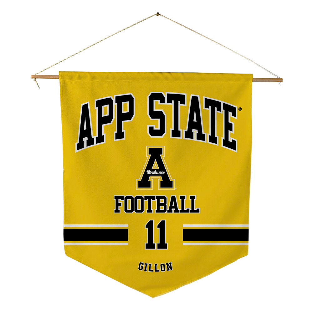 App State - NCAA Football : Noah Gillon - Pennant - 18" x 21"-0