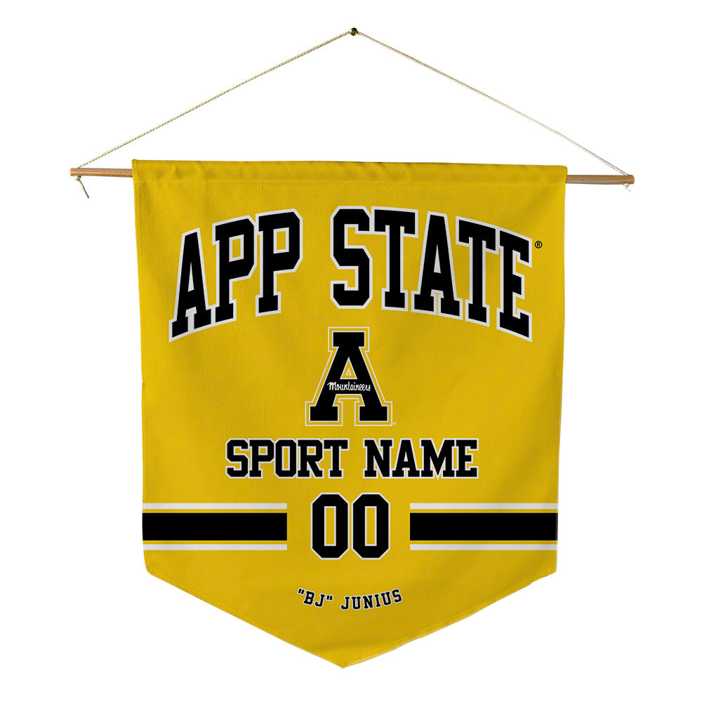 App State - NCAA Football : Bryant "BJ" Junius - Pennant - 18" x 21"-0