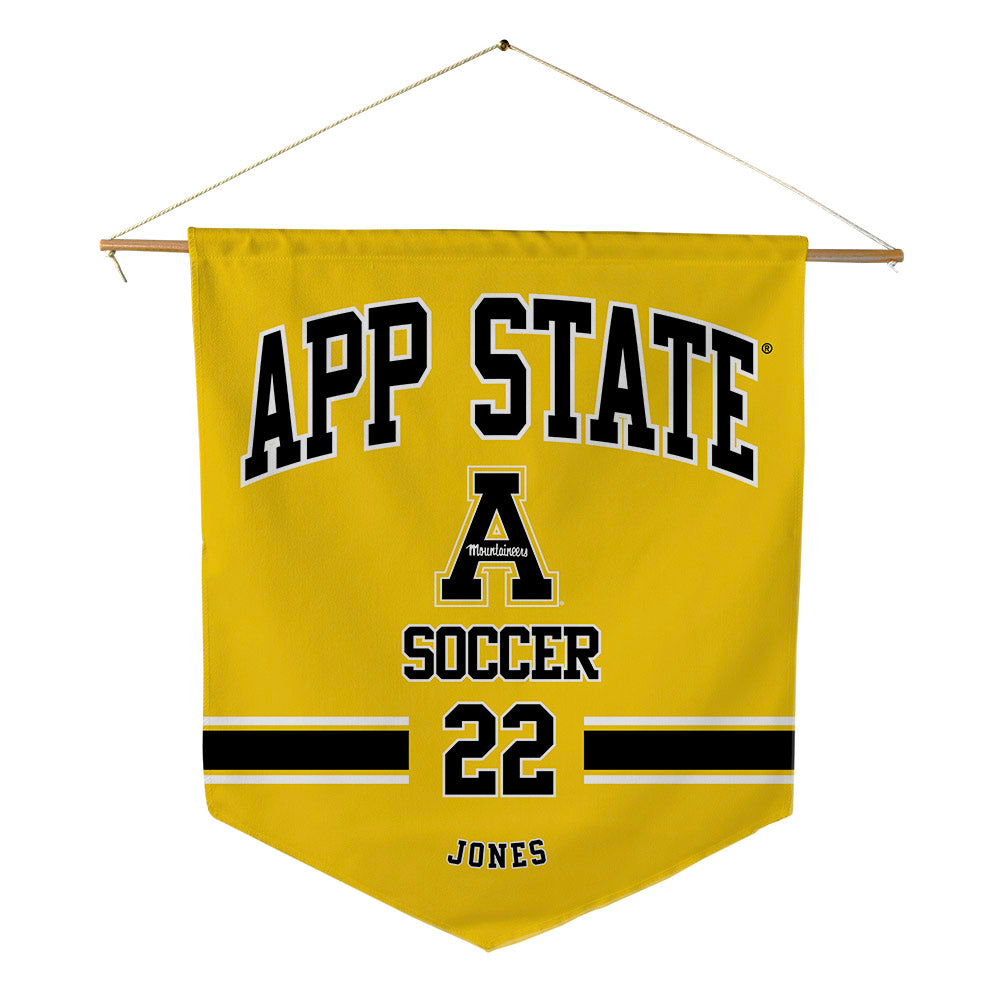 App State - NCAA Women's Soccer : Anaya Jones - Pennant - 18" x 21"-0