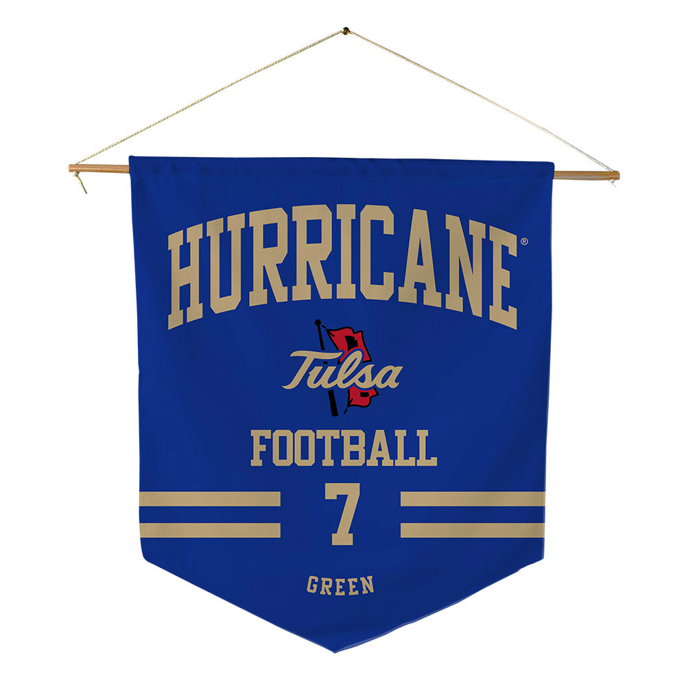 Tulsa - NCAA Football : Elijah Green - Pennant - 18" x 21"-0