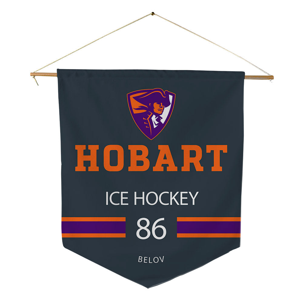 HWS - NCAA Men's Ice Hockey : Ignat Belov - Pennant - 18" x 21"-0