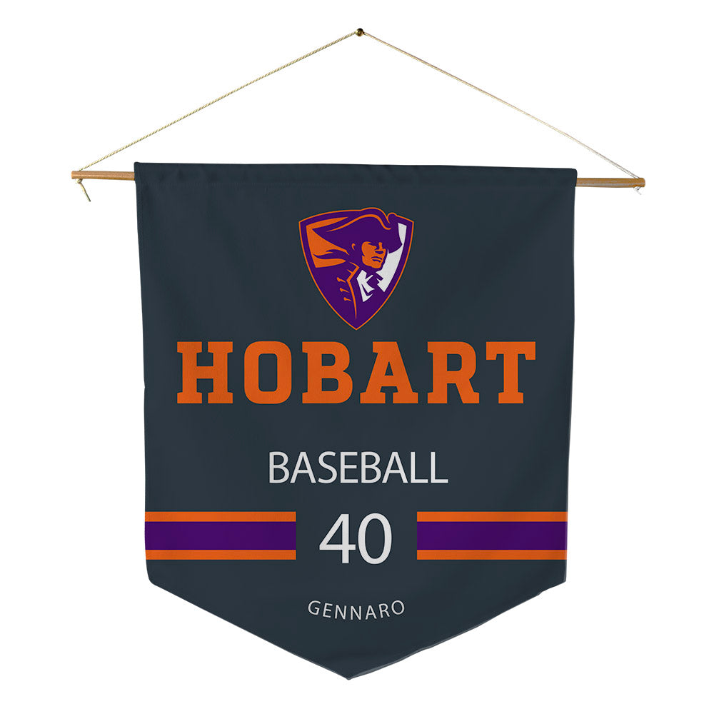 HWS - NCAA Baseball : Andrew Gennaro - Pennant - 18" x 21"-0