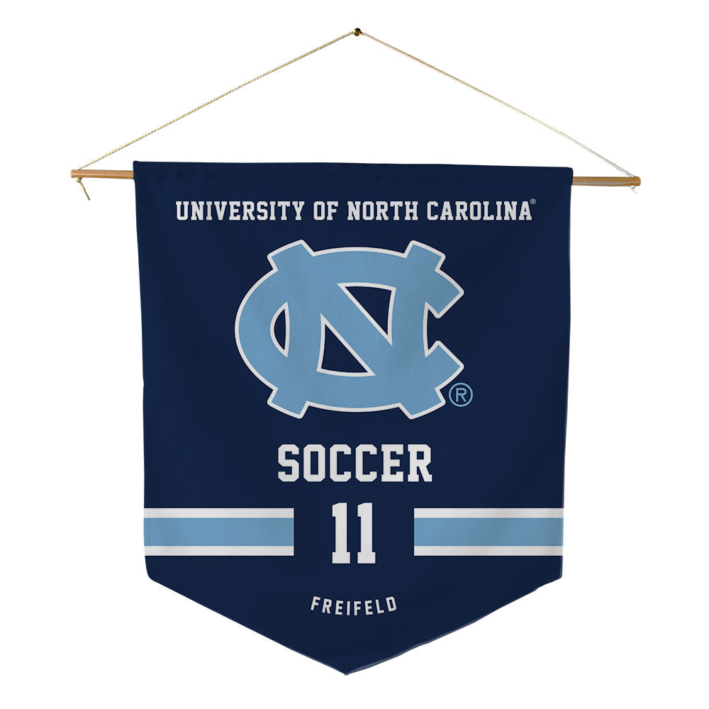 UNC - NCAA Women's Soccer : Eres Freifeld - Pennant - 18" x 21"-0