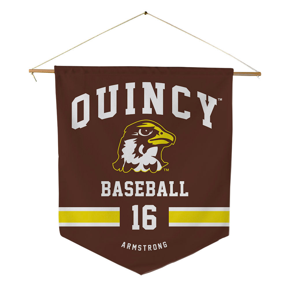 Quincy - NCAA Baseball : Cam Armstrong - Pennant - 18" x 21"-0