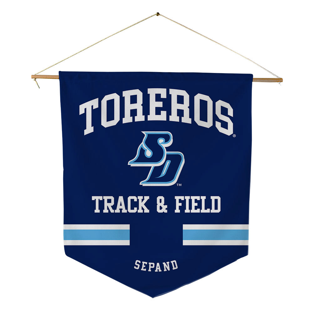 San Diego - NCAA Women's Track & Field : Talya Sepand - Pennant - 18" x 21"-0