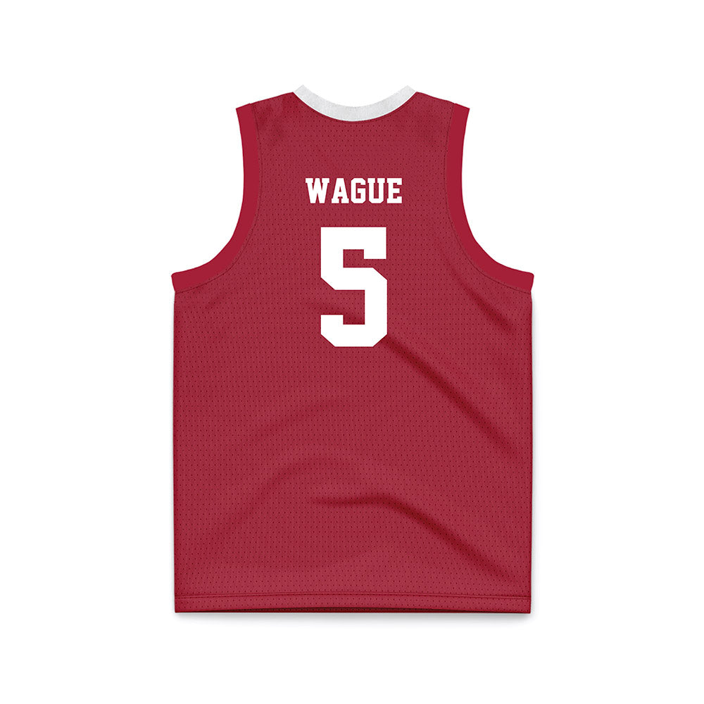 Oklahoma - NCAA Men's Basketball : Mohamed Wague - Basketball Jersey-1