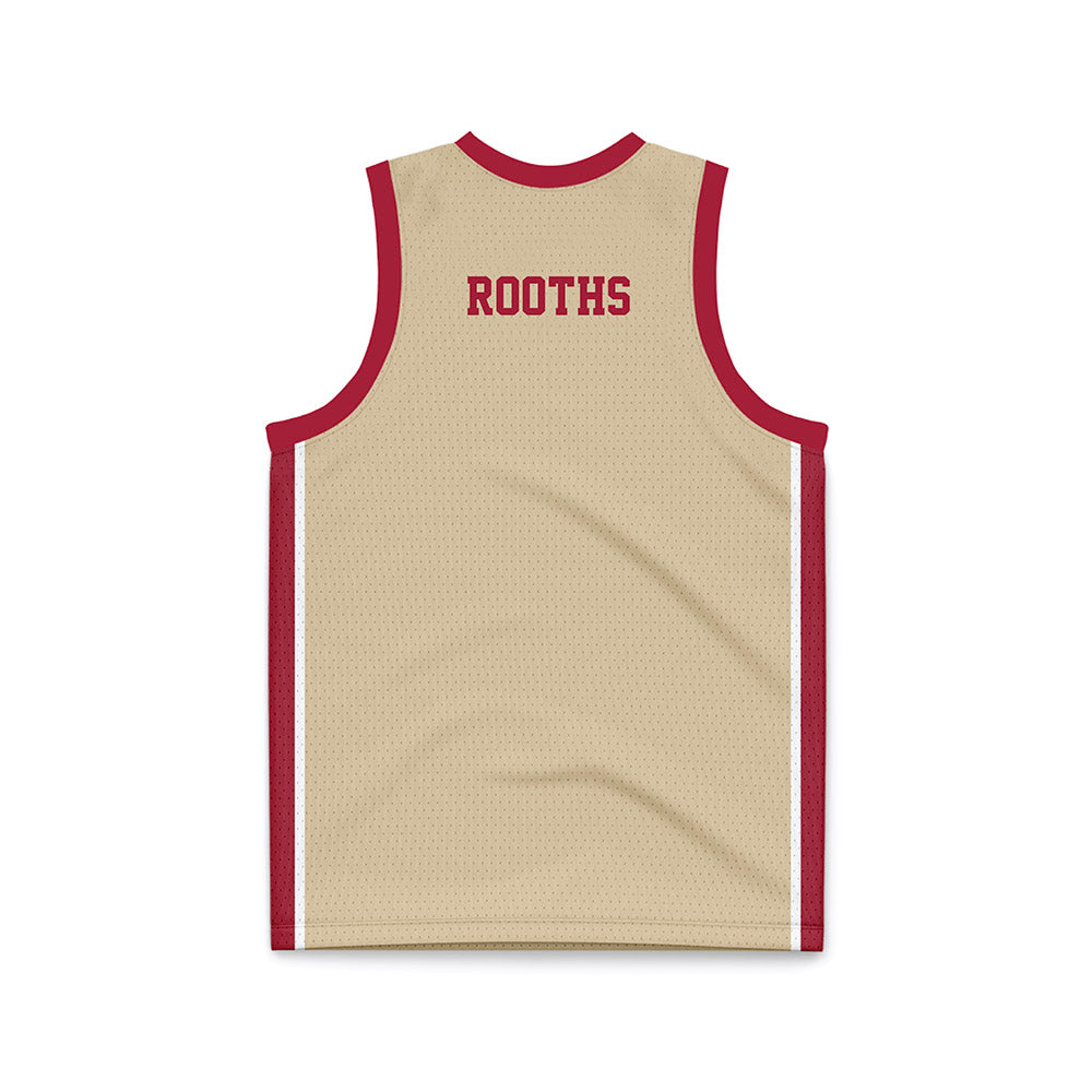 Oklahoma - NCAA Men's Basketball : Khani Rooths - Basketball Jersey-1