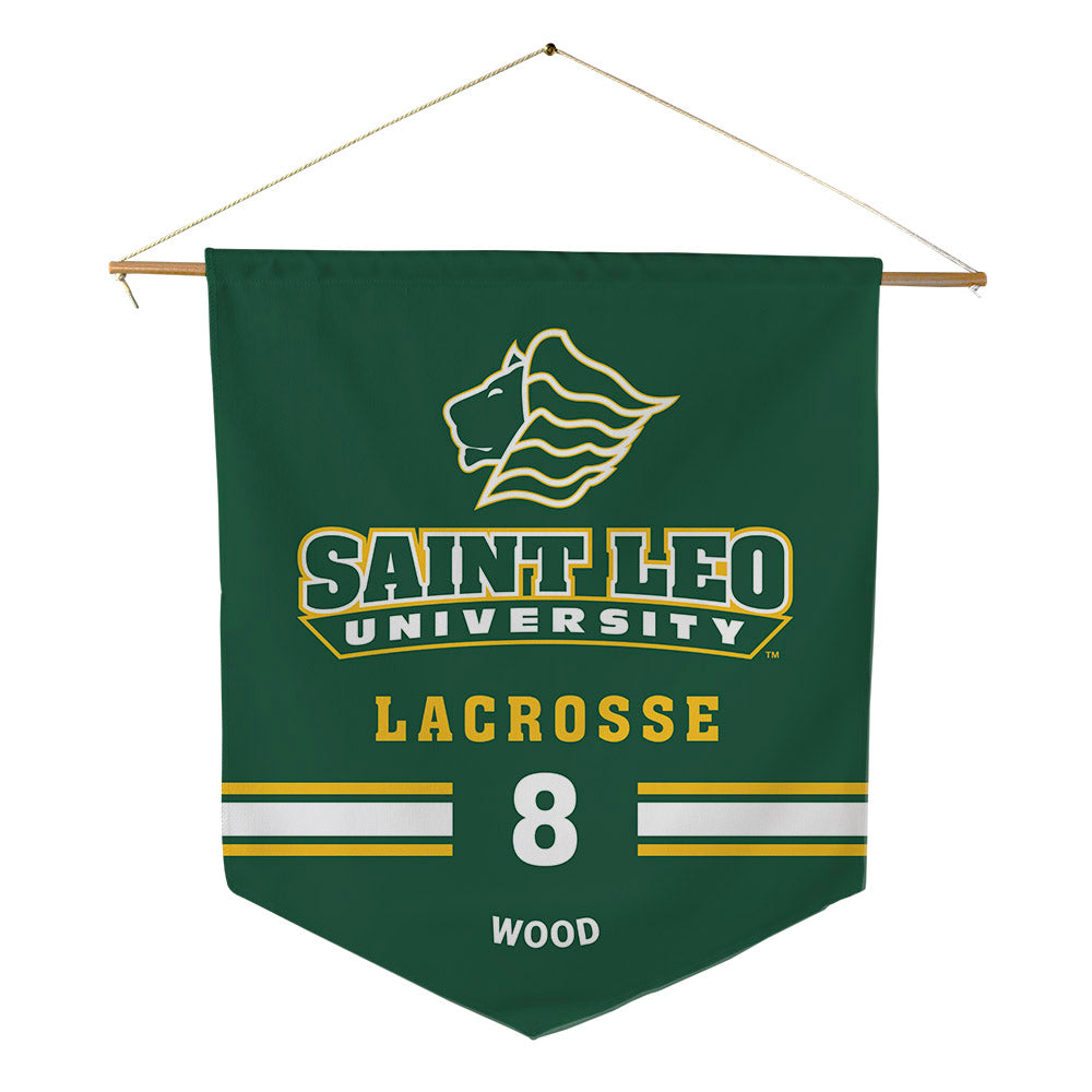 Saint Leo - NCAA Women's Lacrosse : Anna Wood - Pennant - 18" x 21"-0